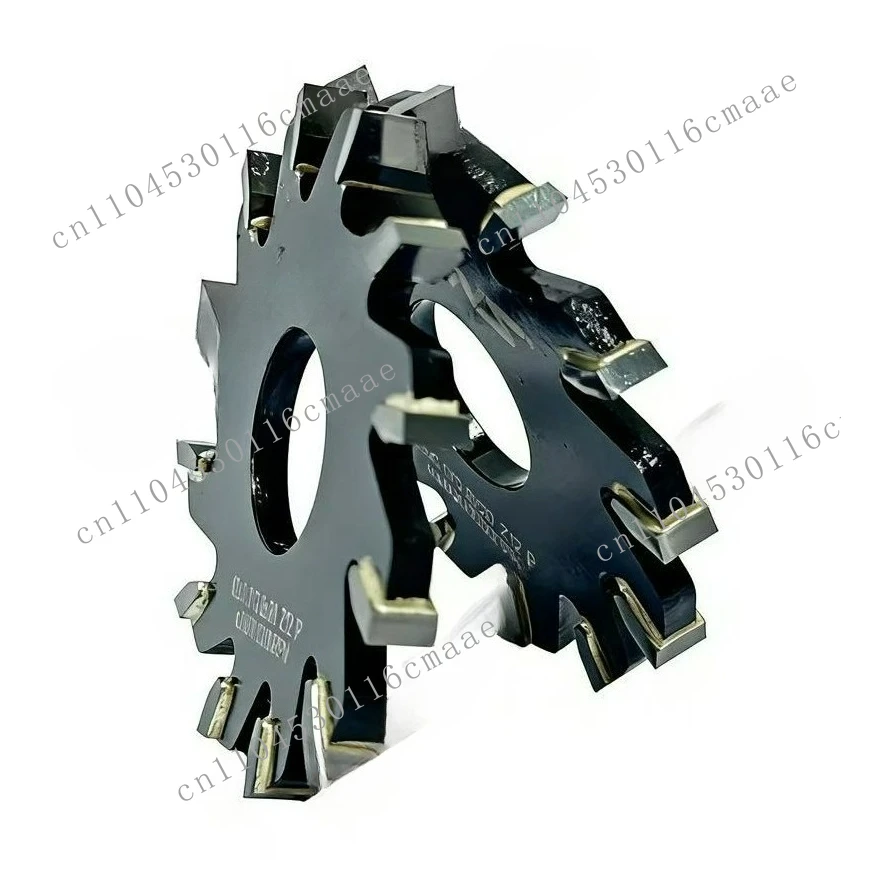Slotted saw blade T-shaped slotted Daluo machine 1/2 handle 63 diameter back plate slotted side plate 12 teeth