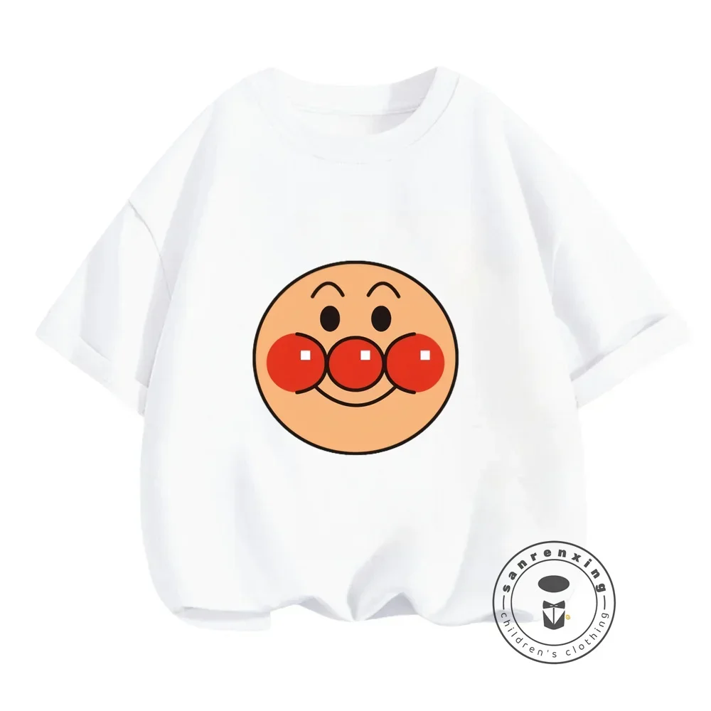 Cute Anpanman T-shirts Featuring Soft Fabric and Japanese Style Kawaii Summer Fashion for Boys and Girls on a Budget Hot Sellers