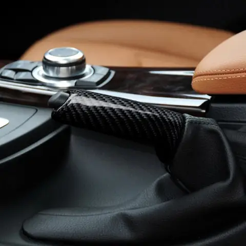 자동차 핸드 브레이크 브레이크 핸들 커버, 자동차 인테리어 액세서리, BMW 1, 2, 3, 4, 5, 6, 7 시리즈, E90, E92, E60, F30, E31, E35, F34, F10, F20, F80