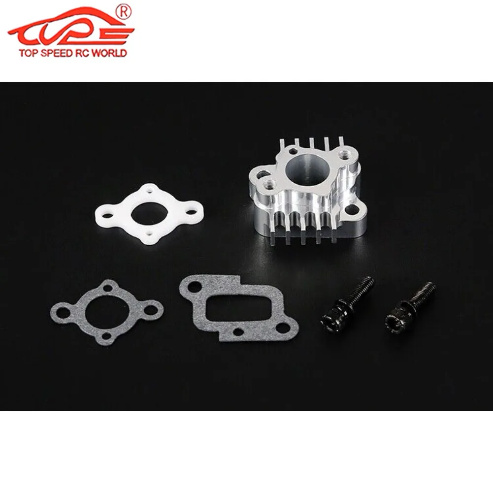 CNC Aluminum Intake Manifold Included Gasket for 32cc 36cc 45CC Engine Zenoah Cy for Hpi Km Rovan Baja Losi 5ive-T
