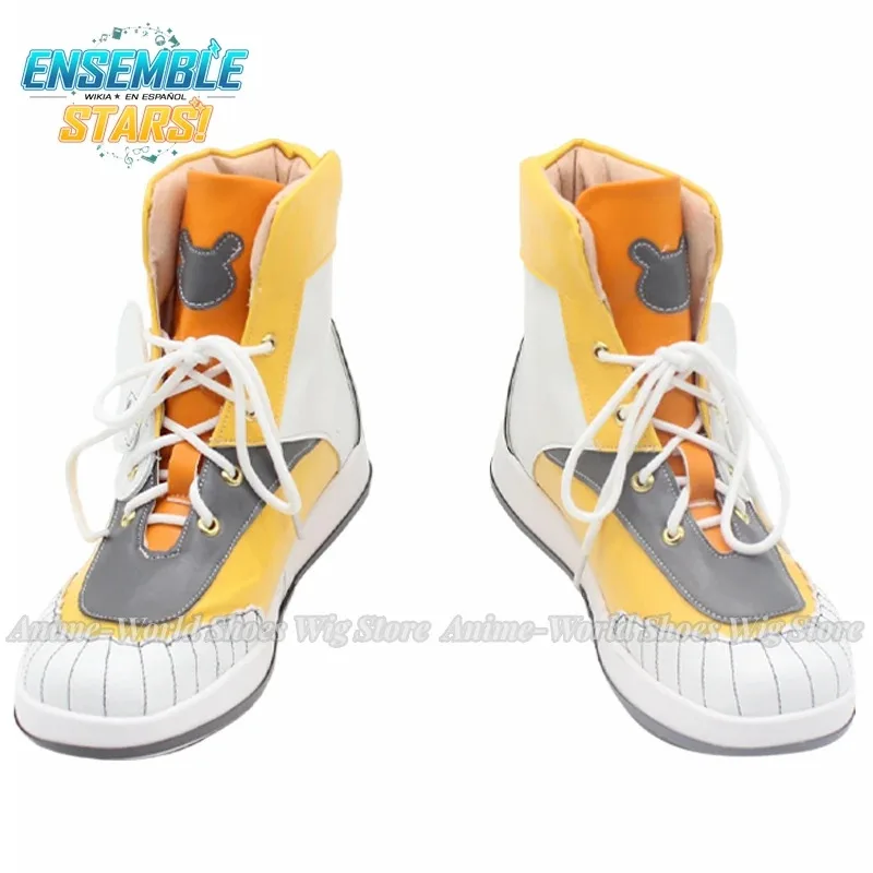 게임 앙상블 별 Nagumo Tetora 코스프레 신발 PU 가죽 신발 할로윈 카니발 부츠 Cosplay Prop Custom Made