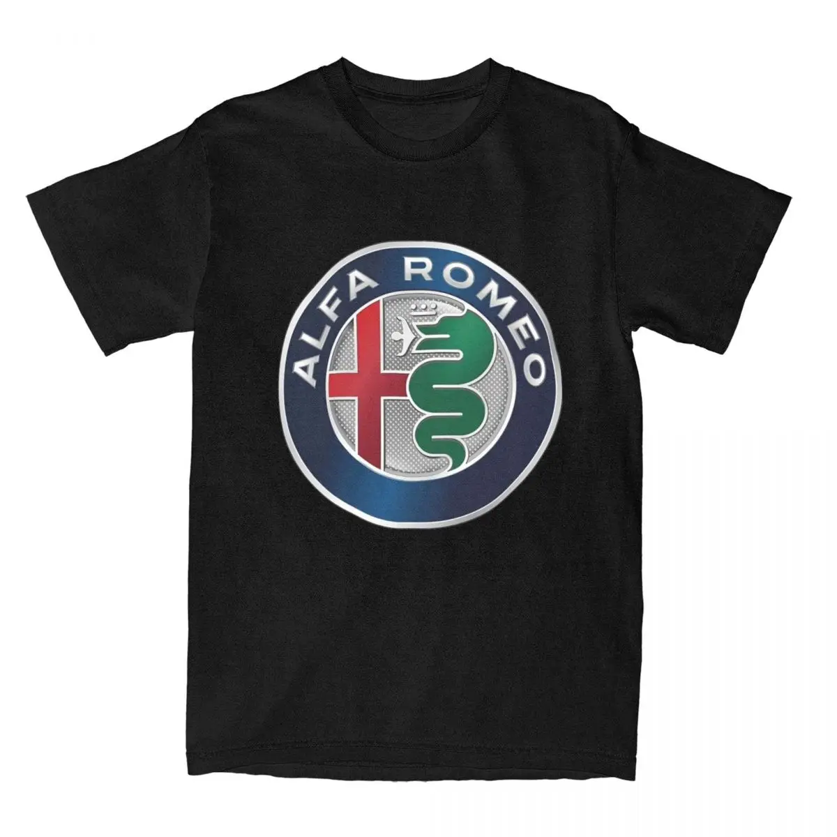 Vintage T Shirt A-Alfas-Romeoed Car Logo Cotton T Shirts Italian Novelty Tshirt for Man Summer Y2K Casual Short Sleeve Tees