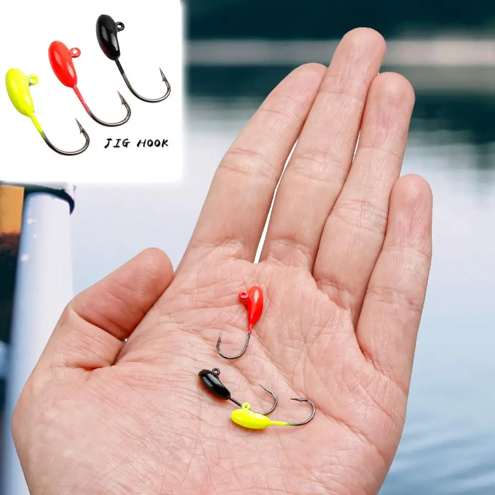 Fishing Hooks Lightweight Jig Hook Fishing Tools Sharp  Useful Offset Beak Steel Fishing Jig