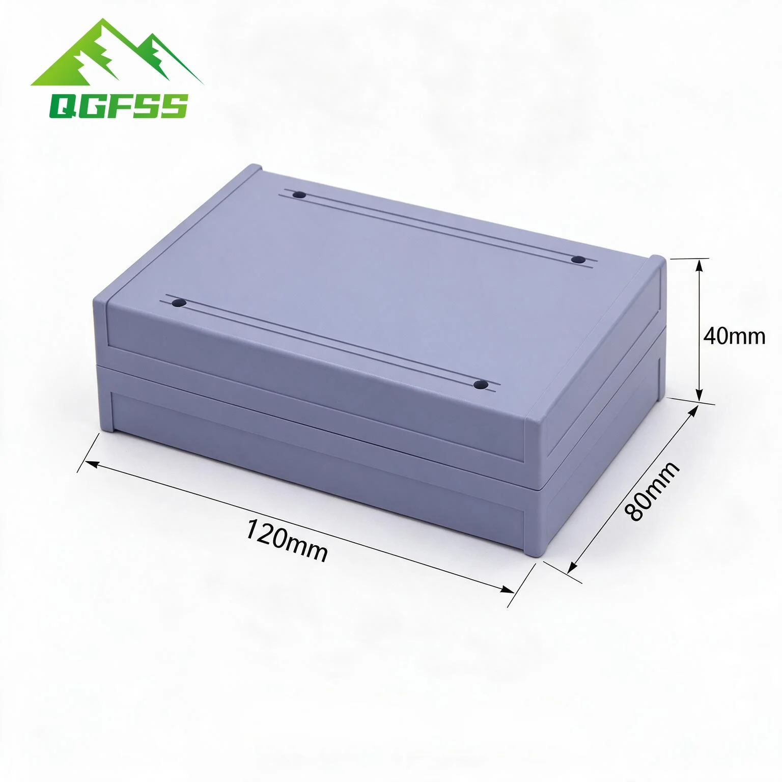 1Pcs ABS Plastic Electronic Enclosure 120x80x40mm DIY Junction Box,Housing Shell for Circuit Board Wire Power Black Project Case