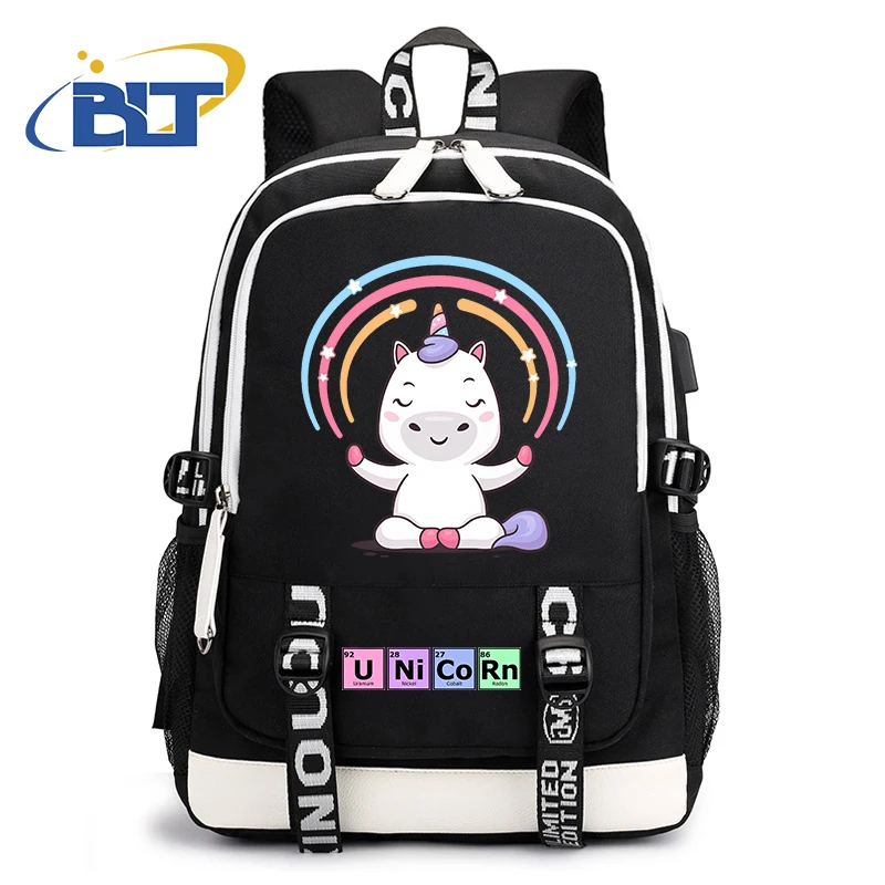 youth backpack usb student bag outdoor travel bag suitable for boys and girls