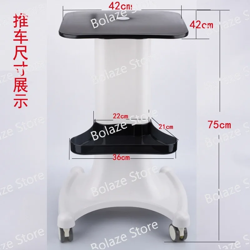 Dental small cart storage shelf beauty instrument small bubble cart oral clinic beauty salon tool cart