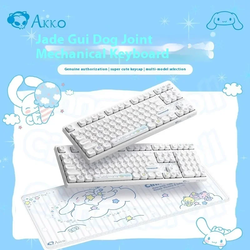 Imagem -03 - Akko 3108b Anime Genuíno Teclado Mecânico de Marca Conjunta com Fio Modo Único Rollover Teclado Mecânico de Escritório para Jogos