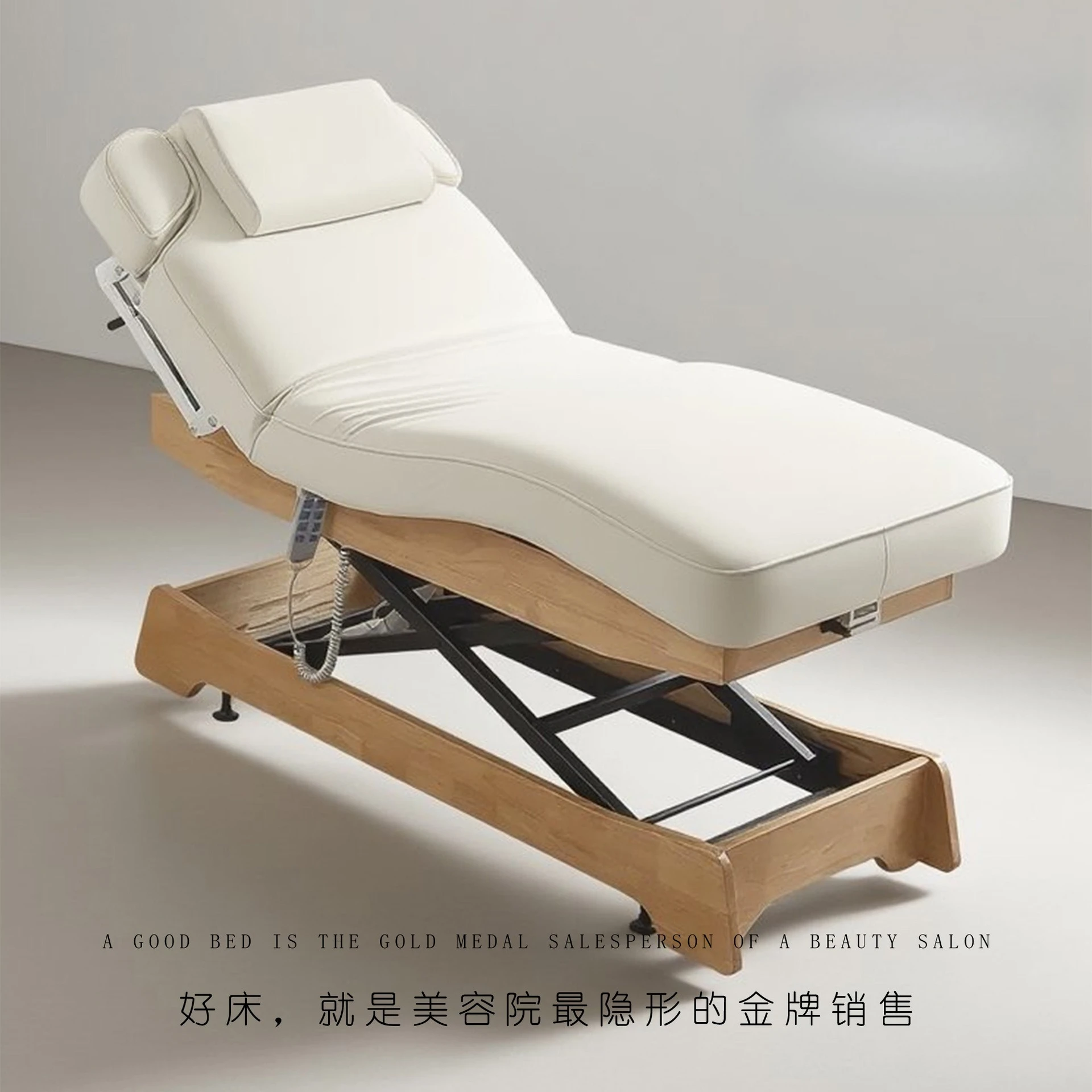 Electric lifting beauty bed constant temperature massage physiotherapy bed for beauty salons