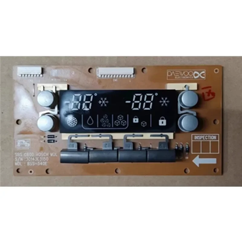 

Подходит для платы дисплея холодильника Siemens 30143E3150 BSS-540E, кнопка управления работой, базовая панель