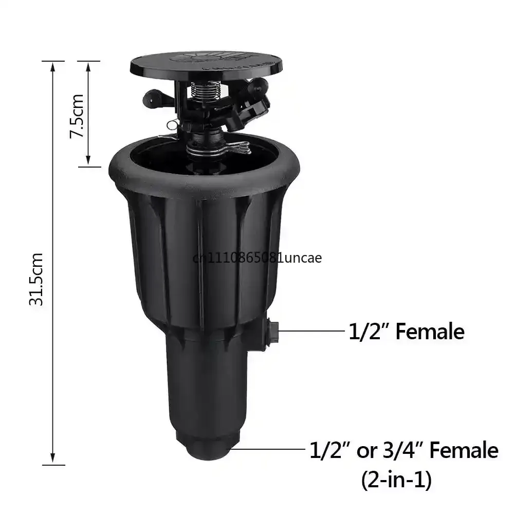 360° Automatic Telescopic Rain Bird Like Buried Rocker Arm Rotating Nozzle for Landscaping and Greening Golf Course