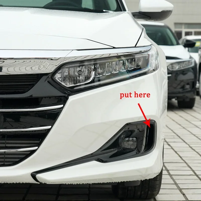 

Car LED DRL Daylights For Honda Accord 2021 2022 Yellow Turn Signal Indicator Daytime Running Light Fog Lamp Headlight