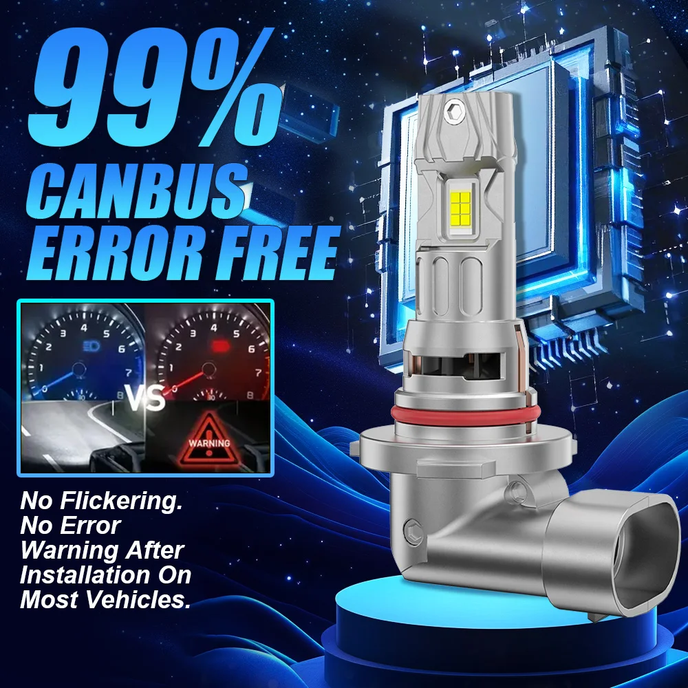 

2/6x Auto Bulbs For Honda Accord 2013 2014 2015 High Low Beam 30000LM Headlights 3570 CSP Chips 6000K Fog Lamp