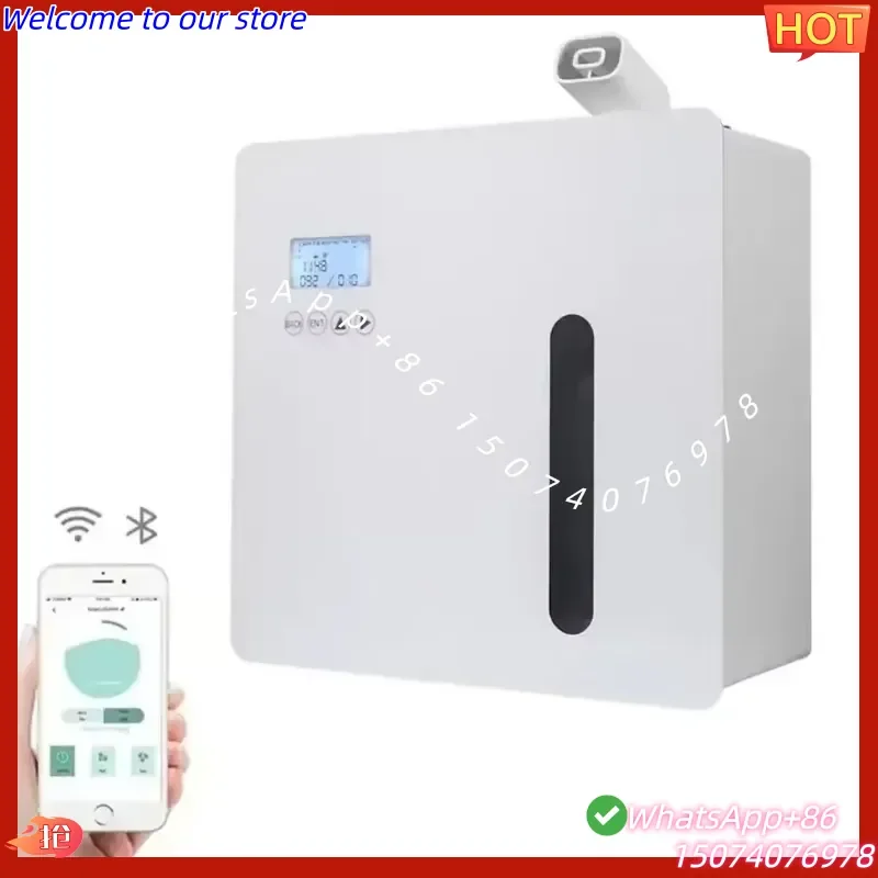 2026New Hotel Lobby Smart Metal Electric Essential Oil Diffuser App Control Waterless Aroma Diffuser 500mL Scent Machine 1