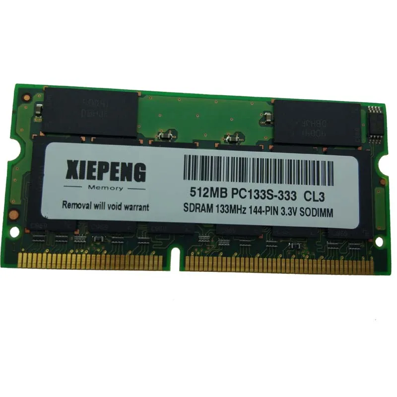 Original 512MB PC133 Memory 144Pin SO-DIMM SDRAM 512M RAM Tested