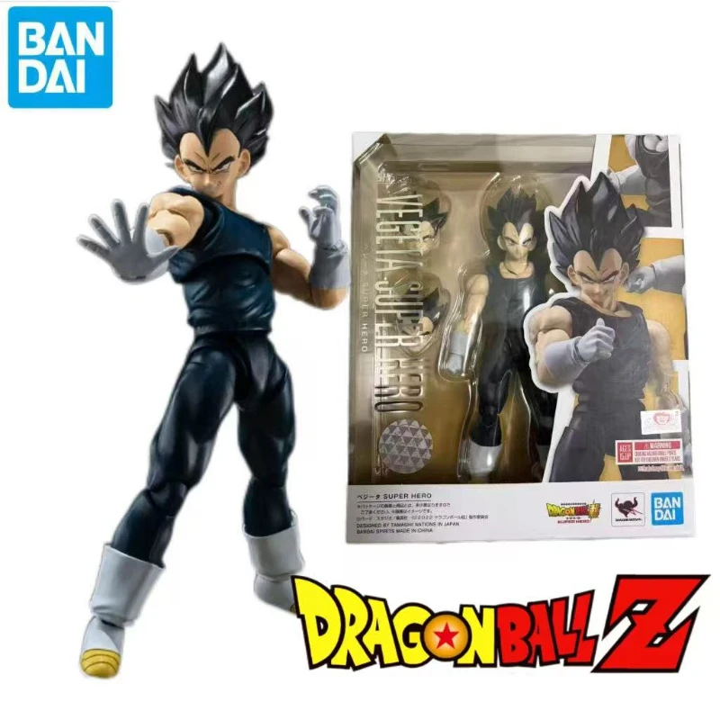 

In Stock Original Bandai S.H. Figuarts SHF Dragon Ball Vegeta Super Hero Anime Action Collection Figures Model Toys Gifts