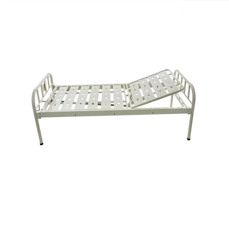 metal bed for wholesale fast delivery patient bed B02-1 basic 1 crank camp hospital bed