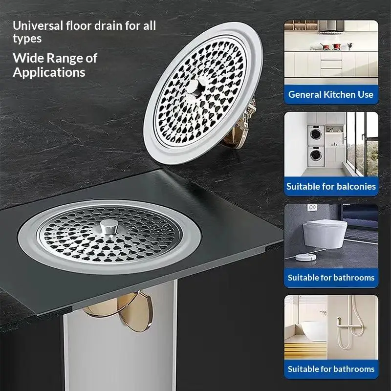 ralo-de-chao-universal-em-aco-inoxidavel-com-anti-odor-drenagem-rapida-e-coletor-de-cabelos-perfeito-para-banheiro