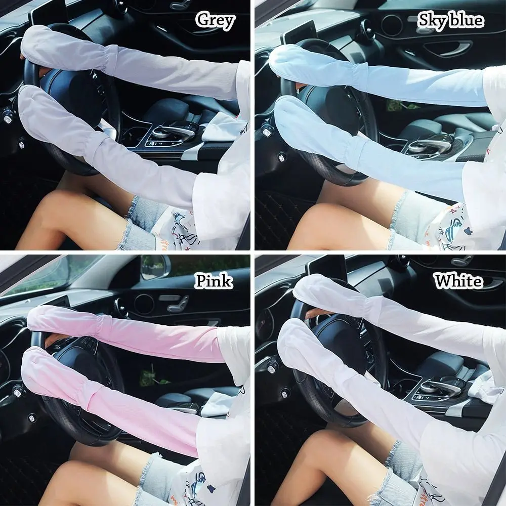 Outdoor Breathable Driving Large Size Arm Sleeves Ice Sleeve Gloves Arm Cover Oversleeves