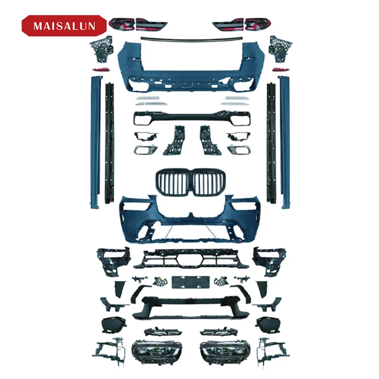 X7 G07 2019‑2022 Facelift To 2023+ G07‑LCI MT‑Sport PP Conversion Kit Headlight Taillight Body PartsCar Partsold‑to‑new Upgrade