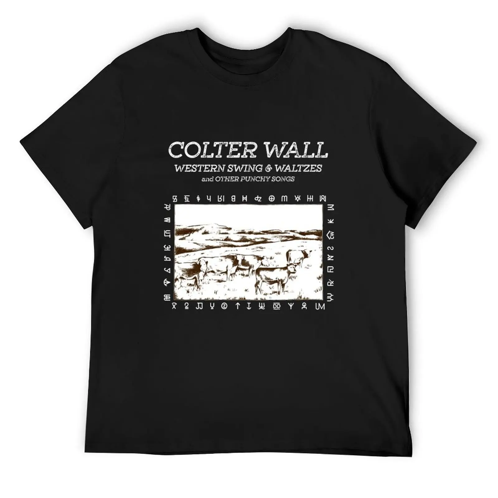 

Colter Wall Western Tour 2020 nekat12 ao den T-Shirt man clothes vintage t shirts Men's t-shirt