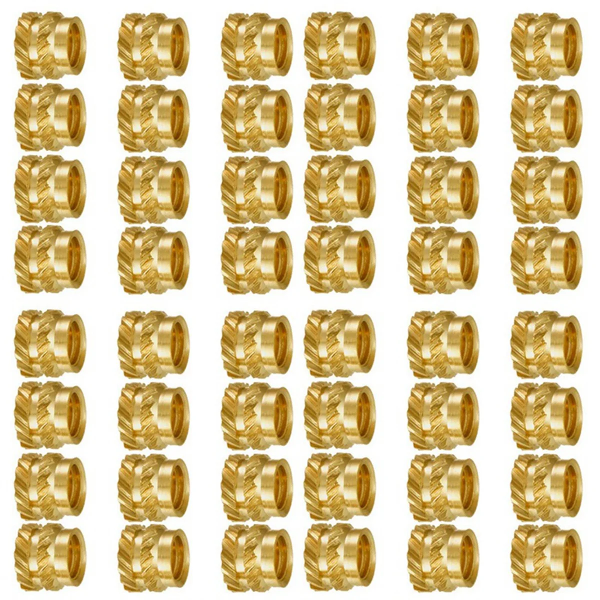 

N87R 400 шт. резьба M3, латунная резьба с накаткой, термонабор, термостойкая вставка, вставная гайка, M3X5X4, для 3D-принтера Voron 2,4 и т. д.