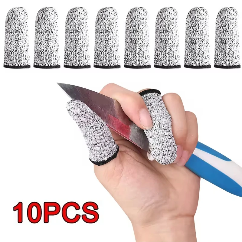 Cut Resistant Finger Protector Anti Cutting Gloves For Kitchen Outdoor Work Tools 5-Level High Performance Anti Cutting Fiber