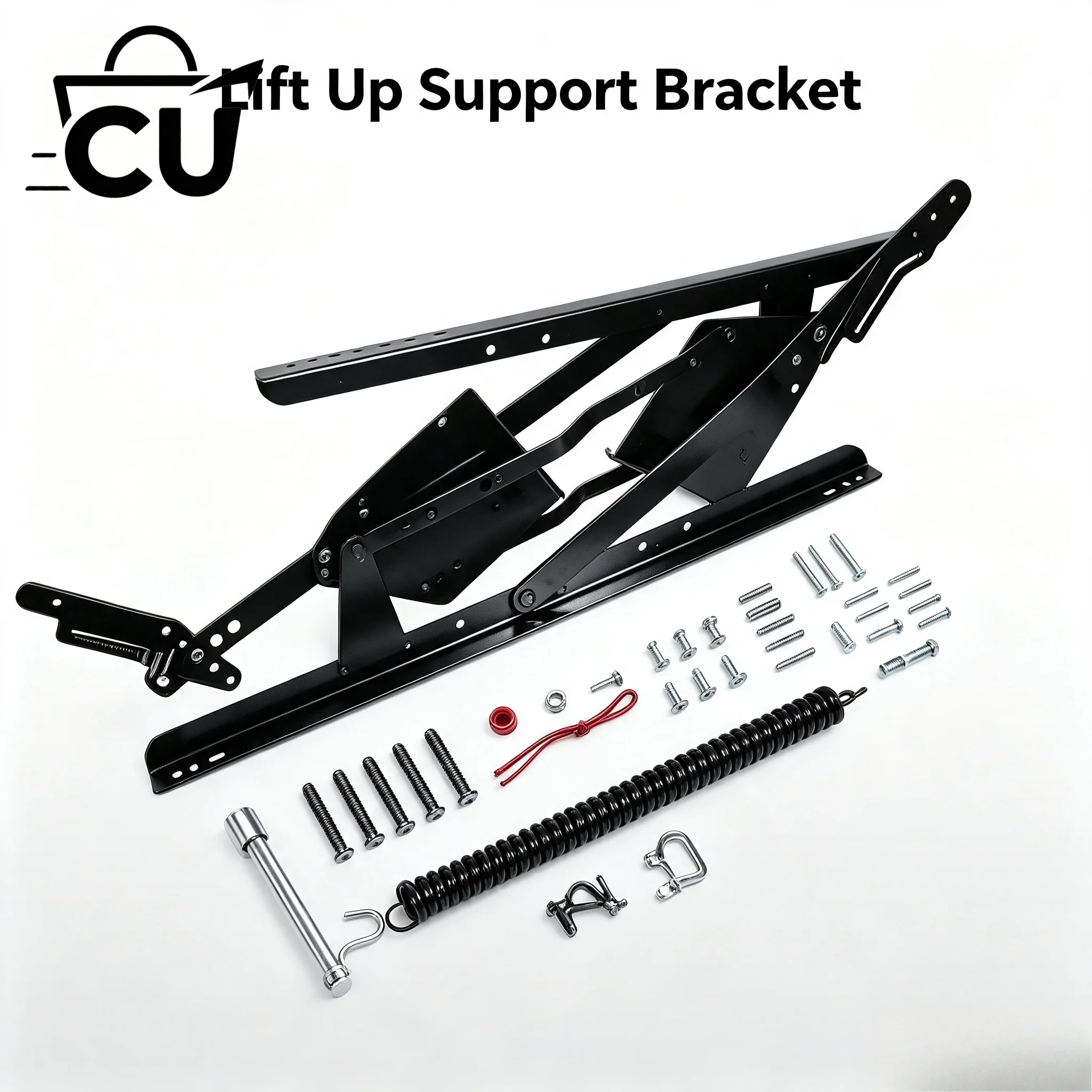 E900 Garage Door Hardware Kit with P728 Plug-End Extension Tension Spring, 28