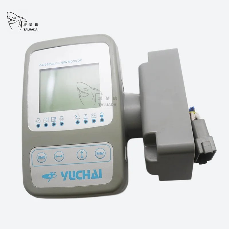 

For Electronic Monitor Display YuChai YC35 YC60 YC85-6 Mechanical Excavator Monitor Instrument Panel Display Screen 8300-1300014