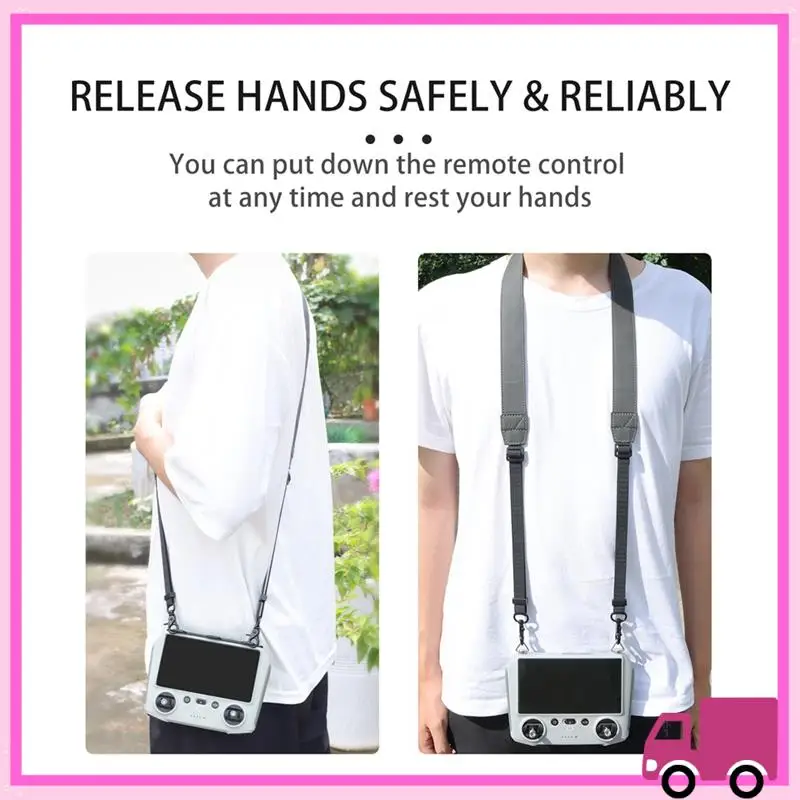 

Compact Remote Control+Screen Hook Buckle Holder Strap Neck Lanyard Board&Strap For DJI MINI 3/4 PRO/Air 3