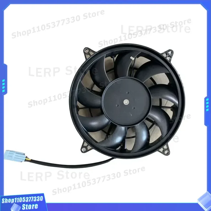 225mm Brushless DC Cooling Fan 9 Inch High Airflow Silent Blower for Automotive Industrial Electronics Heat Dissipation