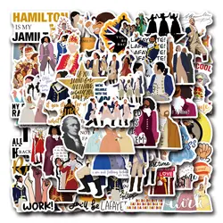 10/30/55PCS Hamilton Cartoon Stickers Music Drama Decals DIY Scrapbook Fridge Luggage Laptop Phone Guitar Car Sticker Decoration