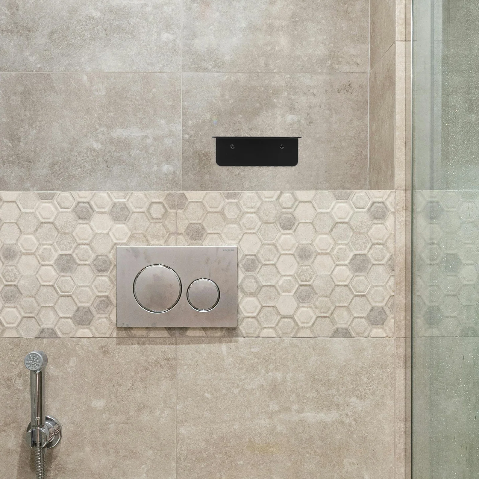 Настенный черный держатель для дозатора мыла из нержавеющей стали, установка без сверления, держатель для бутылки в ванной комнате, кронштейн для дозатора мыла