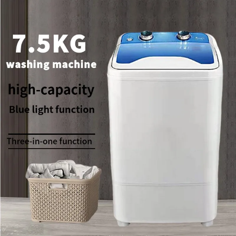 2026-hot sell 3 IN 1 Washing Machine Semi-Auto Household Small Washing Machine Dormitory 7kg Large Capacity Washing & Shoe Machi
