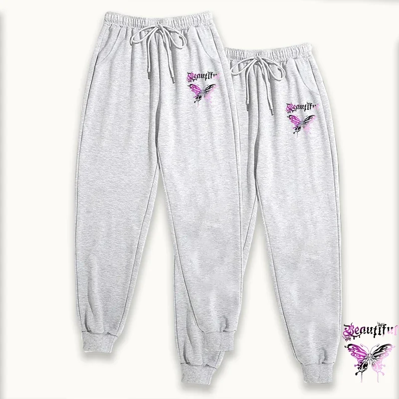 المرأة قطعتين Sweatpants مجموعة الكلاسيكية سراويل للجري استرخاء صالح بنطلون 2025 الخريف الشتاء المنزل الراحة سراويل تقليدية 2 حزم