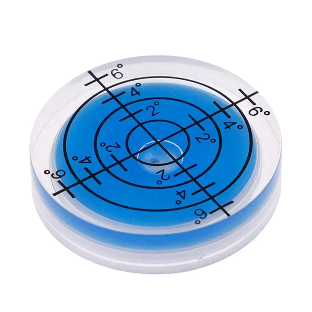 1pc 32mm Bubble Level 20°-30° Accuracy Bubble Degree Mark Mini Bullseye Level For Precision Level Round Circular Measuring Meter