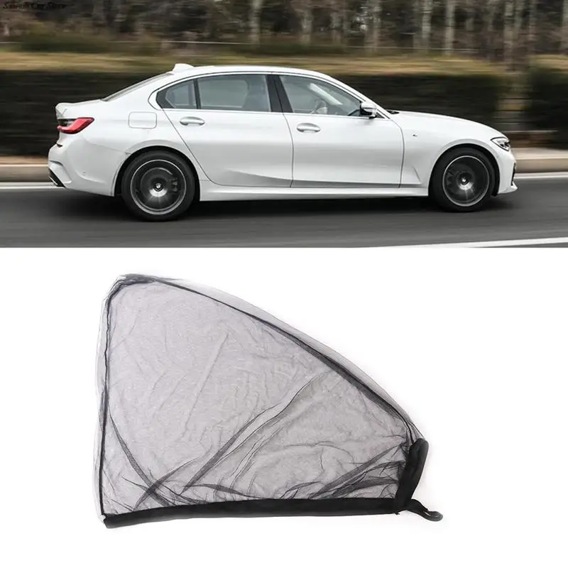 1pcs Universal Car Window Net Car with Anti-mosquito Insect Ventilation Breathable Shading Cooling Car Door Screen Window