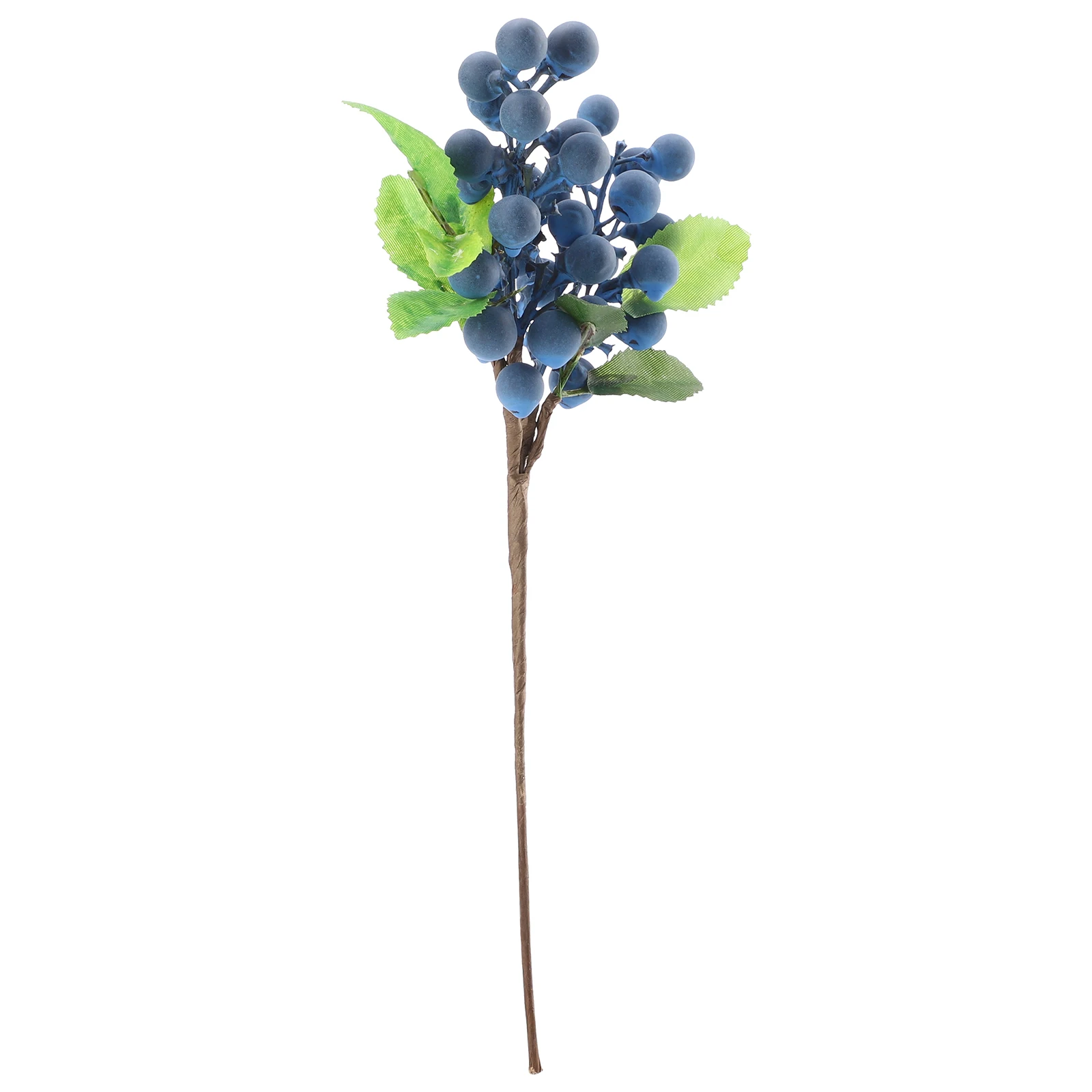 

Artificial Berry Flower Branch Blue Fake Plant Picks Christmas Home Room Decorations