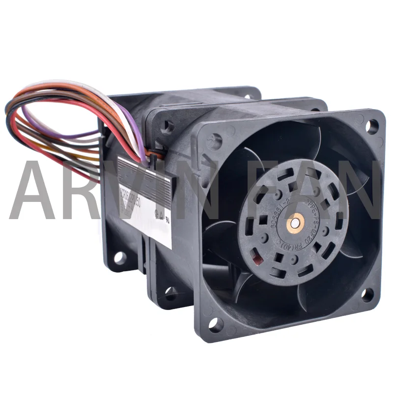 KOELING REVOLUTIE 9CR0612P0J50 6076 6 cm 12 V 4A Dual Fan Auto Motor Gemodificeerde Super Grote Luchtstroom Koelventilator