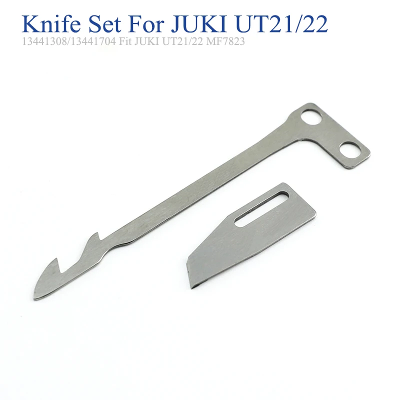 13441308 13441704 Knife Set beweegbare en vaste Fit JUKI M7800 UT22 UT23 Flatbed Coverstitch Naaimachine Blade