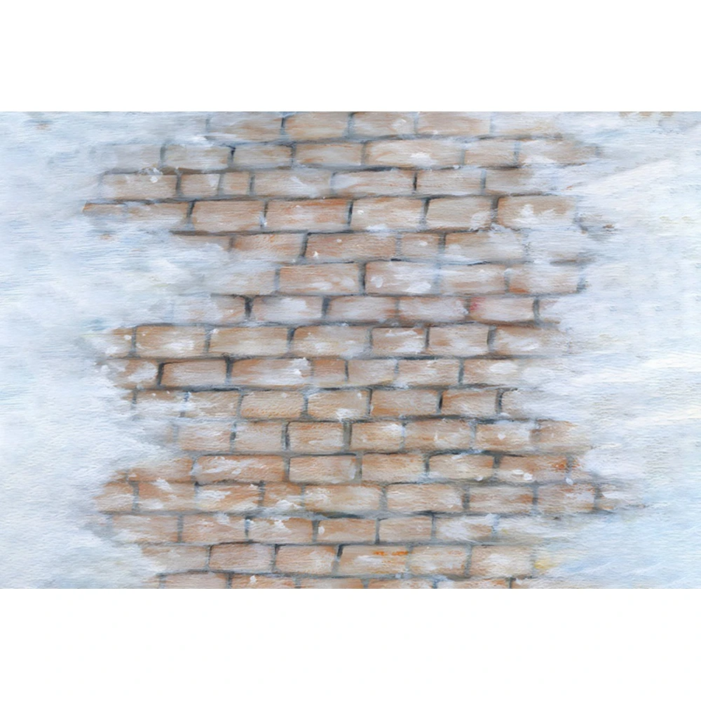 Christmas Snow Stone Floor Decor Photography Background Winter Xmas Snow Floor Kids Family Portrait Backdrop Photobooth Props