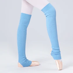 Meias de tricô profissional para mulheres, leggings de dança ballet para meninas, manter curto quente, outono, inverno seção