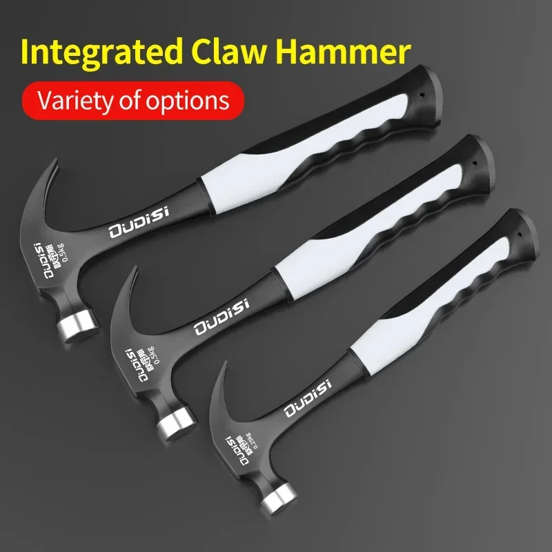 Multifunctional Claw Hammer Anti Slip and Shockproof Hammer Professional Grade Woodworking Manual Tool Household Repair Tools