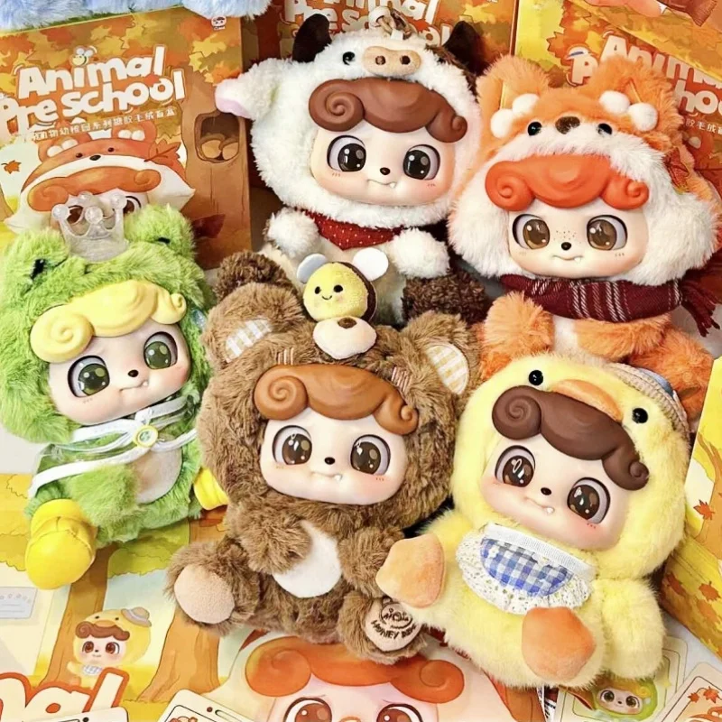 

Genuine 2025 In Stock Animal Preschool Series Blind Box Cute Q Version Vinyl Dolls Collection Model Pendant Decor Birthday Gifts