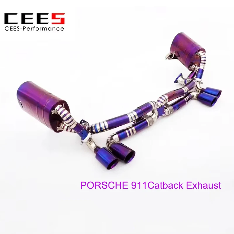 

CEES Catback Exhaust for PORSCHE 911 (997.1/997.2) 3.8 2004-2012 Performance Alloy Valve Muffler Exhaust System