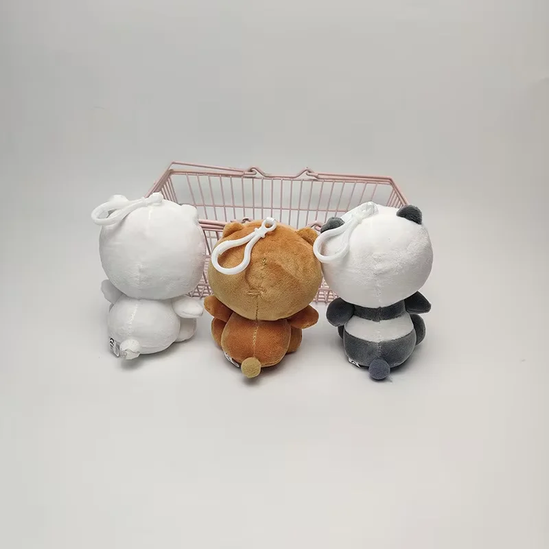 سانريو الكرتون مرحبا كيتي المفاتيح الدب الأبيض الدب أنيمي ألعاب من نسيج مخملي الباندا لطيف لينة محشوة دمية قلادة سلسلة مفاتيح الهدايا اللعب #3