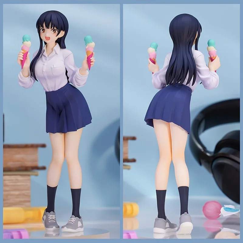 Anime Figure Anna Yamada The Dangers In My Heart Ice Cream Pvc Boxed Figurine Computer Case Decor Collectible For Anime Fans