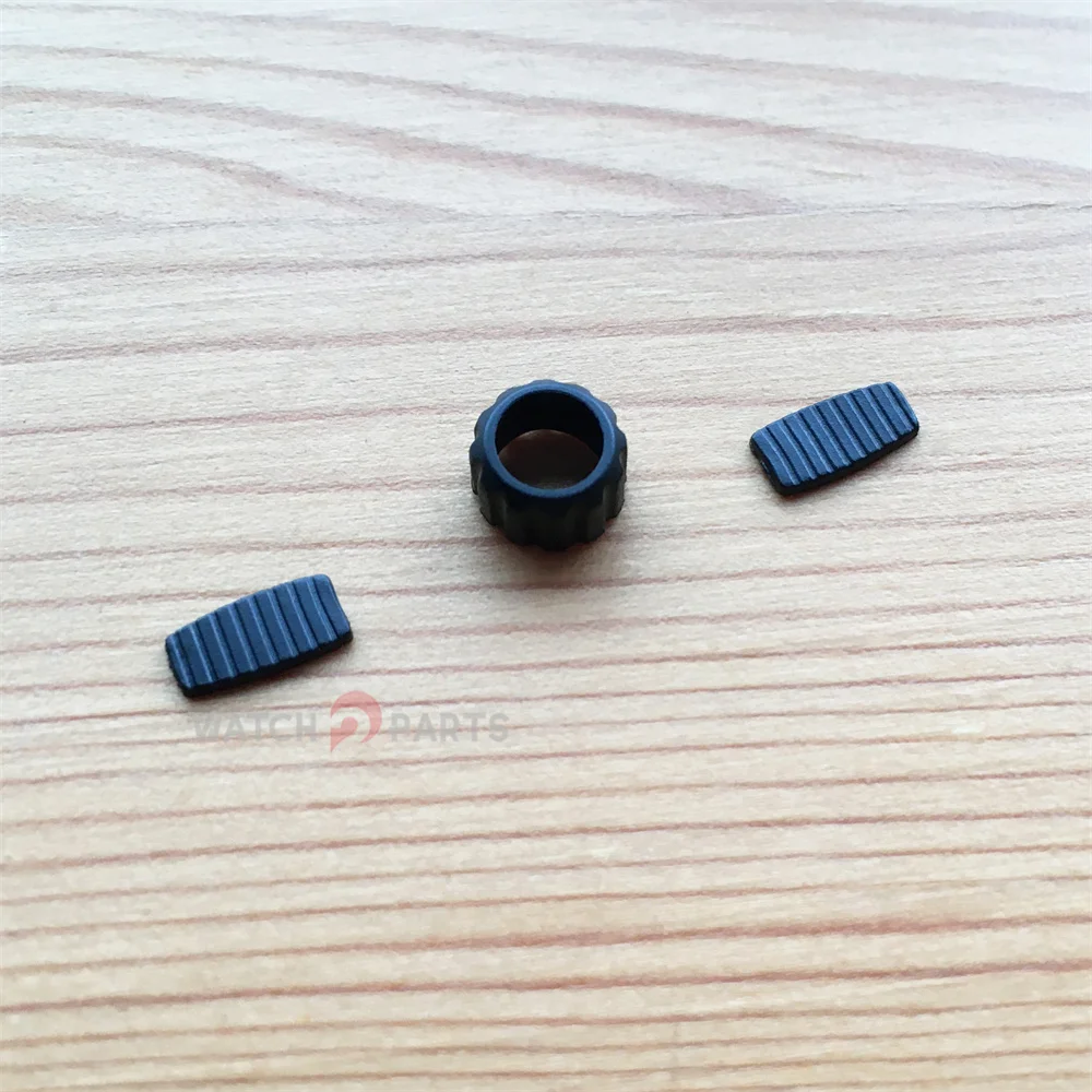 Watch Rubber Pusher Paster Sticker Crown Cover for TAG Heuer Aquaracer CAK2111 Automatic Watch