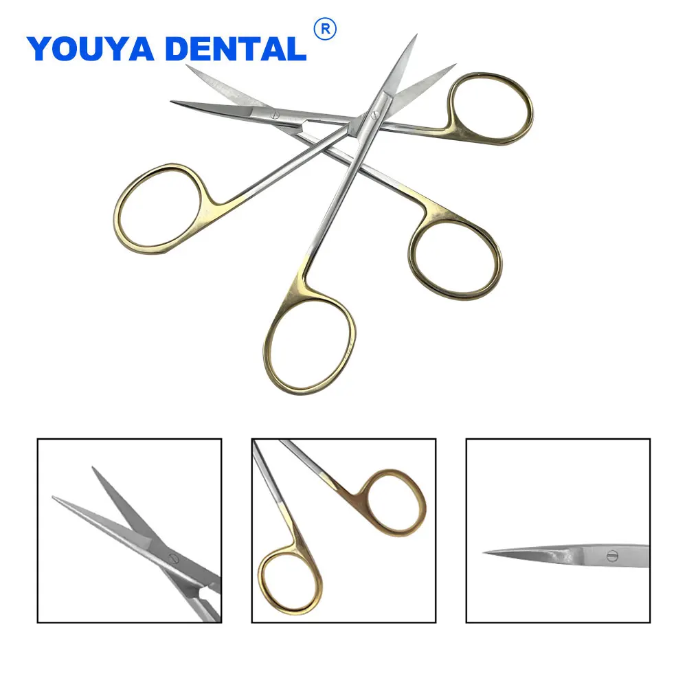 13CM Dental Curved/Straight Stainless Steel Surgical Medical Scissors Orthodontic Professional Surgery for clinic Forceps Shears