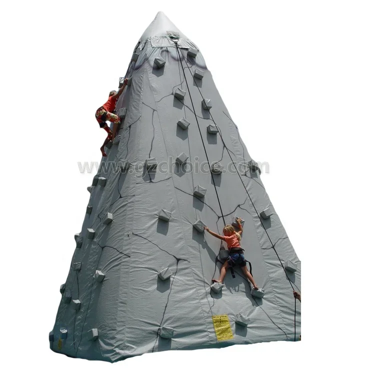 Customized size shape Commercial inflatable sport game rock climbing inflatable climbing wall