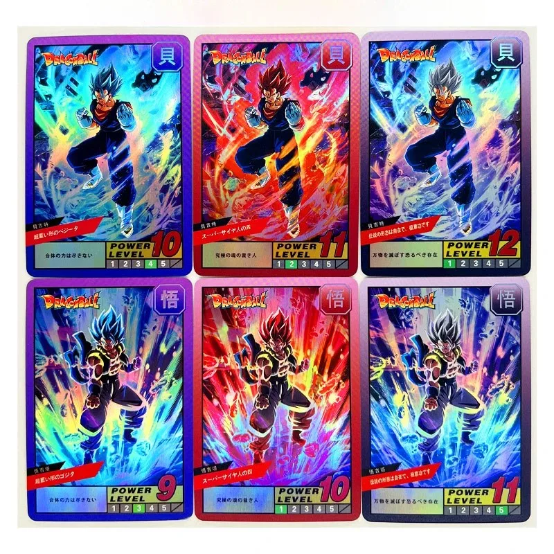 

55 шт./компл. Dragon Bal Goku Vegeta Super Saiyan Heroes Battle Burst Card Ultra Instinct игровые коллекционные карты